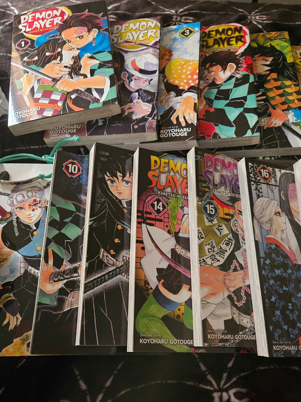 Manga Volumes - Black & Multi Colored Set